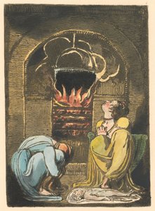 ヨーロッパ。予言、プレート8（ベントレー9） 作： William Blake